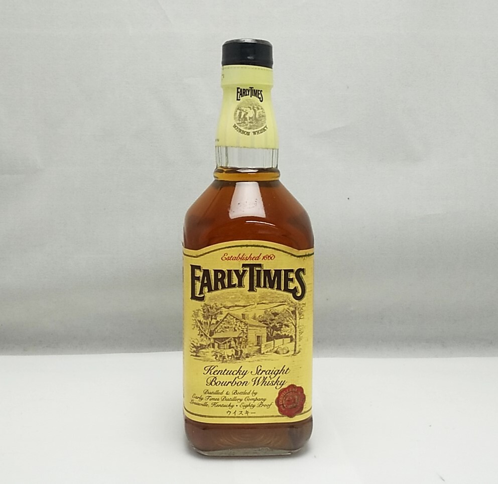 ウイスキー EARLY TIMES Kentucky Bourbon 700mL 40% 未開栓 / アーリータイムズ ケンタッキー バーボンの画像1