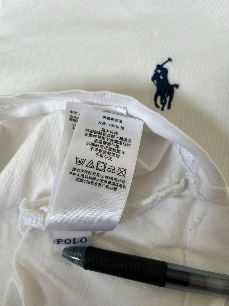 POLO RALPH LAURENポロラルフローレン　ホワイト　Tシャツ サイズS 