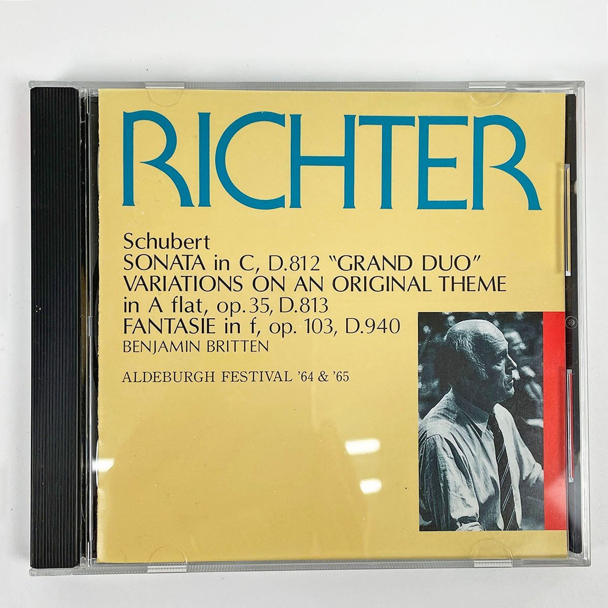 CD リヒテル&ブリテン1 オールドバラ音楽祭 64&65 ： Richter & Britten 1 シューベルト：ピアノ連弾のための作品 [F6461]の画像1