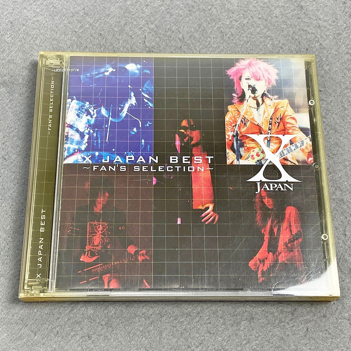 CD X JAPAN BEST FAN’S SELECTION◆ステッカー付き [F6311]_画像1