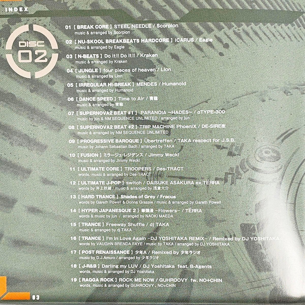 CD beatmaniaIIDX 15 DJ TROOPERS ORIGINAL SOUNDTRACK◆ゲーム・ミュージック サントラ [F5920]の画像6