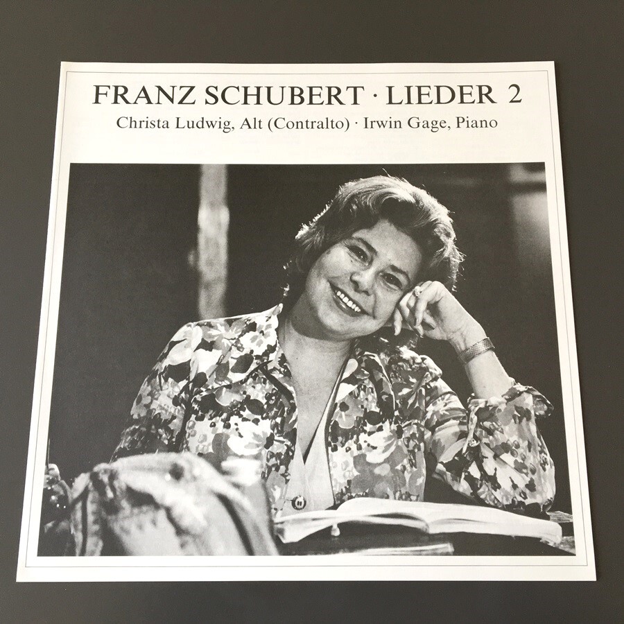 [j50]/ 独盤 LP /『シューベルト 歌曲集 第2集 クリスタ ルートヴィヒ アーウィン ゲイジ Schubert Christa Ludwig Irwin Gage』/ 2530 528_画像3