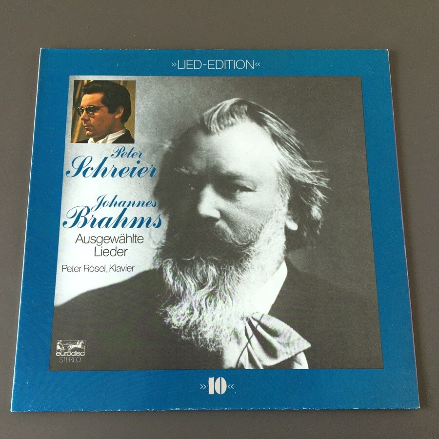 [a81]/ 独盤 LP /『ブラームス 歌曲集 シュライヤー ローゼル Brahms Peter Schreier Peter Rosel』/ 25 071 KK_画像1