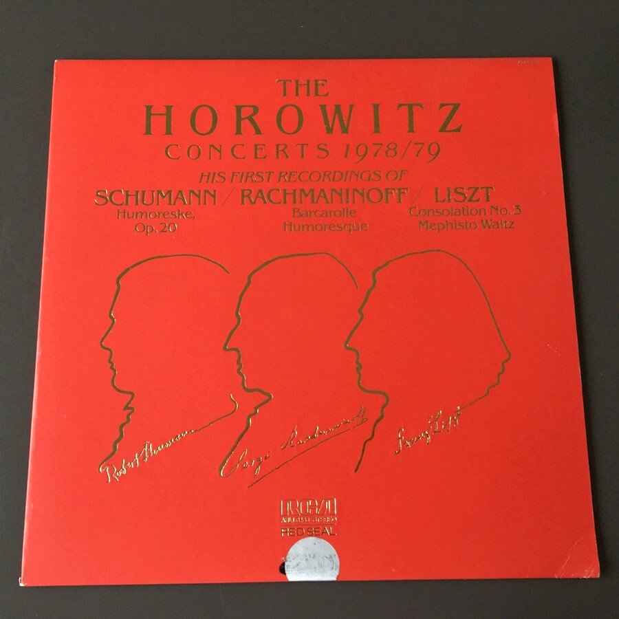 [k18]/ 米盤 LP /『ホロヴィッツ・コンサート 1978/79 シューマン ラフマニノフ リスト / The Horowitz Concerts 1978/79』/ ARL1-3433_画像1
