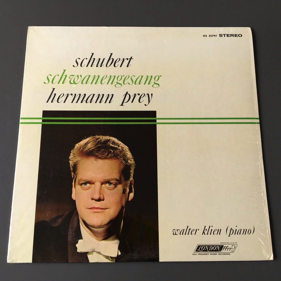 [k38]/ 英盤 LP /『シューベルト 白鳥の歌 / プライ クリーン / Schubert Schwanengesang / Prey Klien』/ OS 25797_画像1