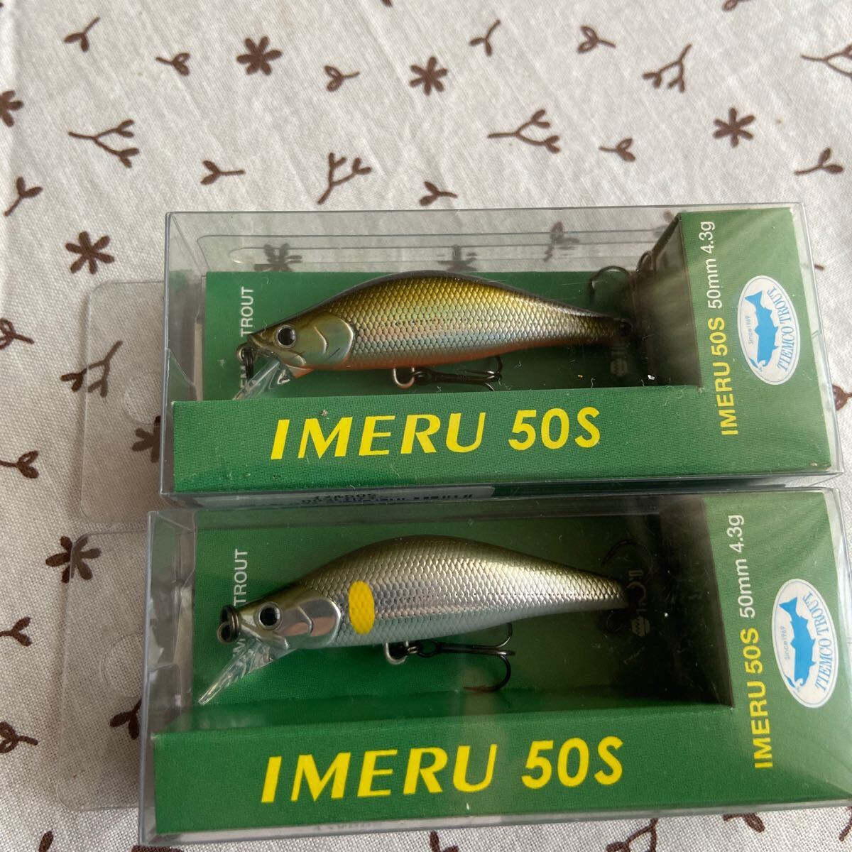 新品未開封2個セット ティムコ イメル50S IMERU50S 50mm 4.3g LHテネシー MHアユIIの画像2