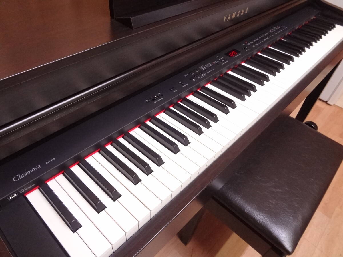 YAMAHA ヤマハ 電子ピアノ クラビノーバ Clavinova CLP-470R 88鍵_画像5