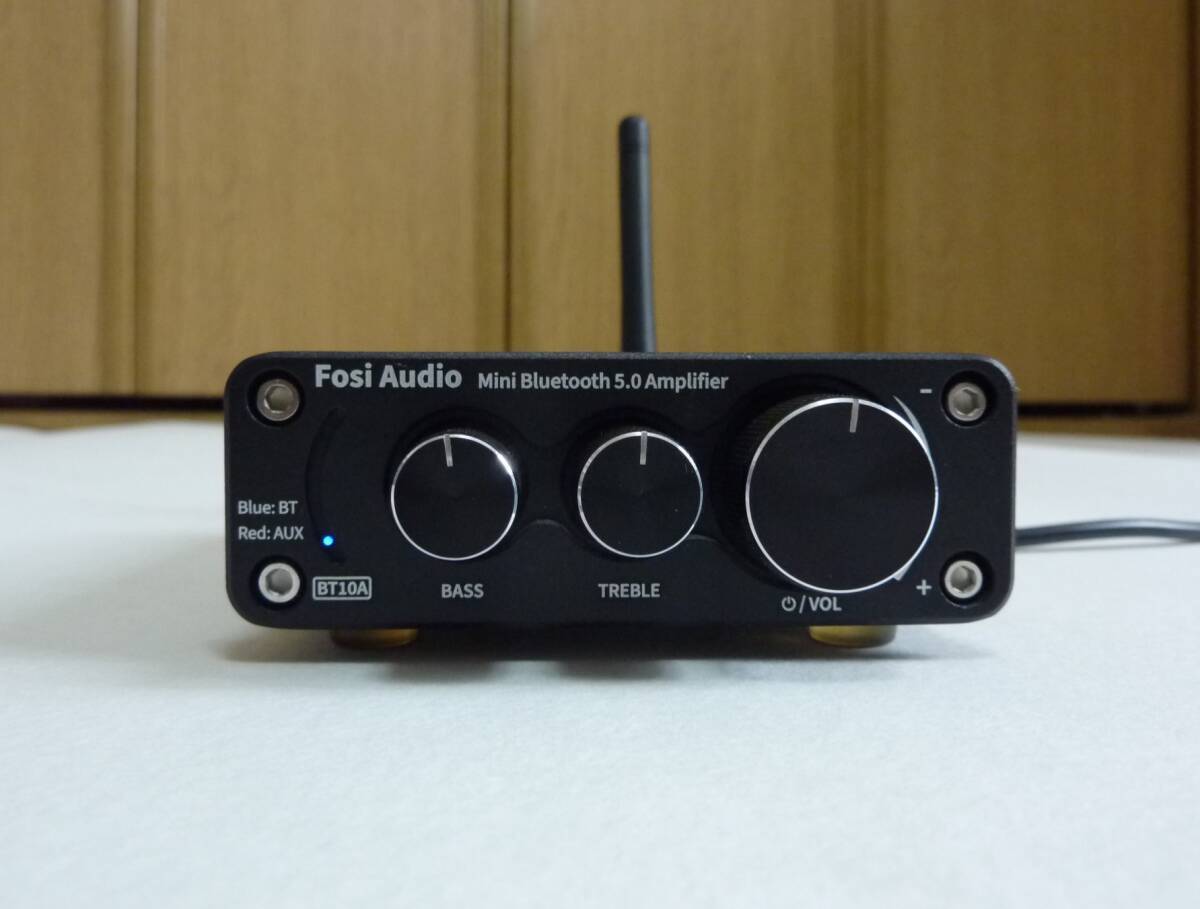 送料無料☆Fosi Audio BT10A Bluetooth 5.0 ステレオアンプ 50W x2 HI-FI小型高音質 _画像4