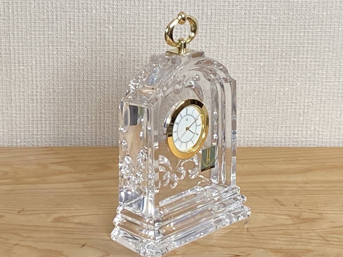 ★新品【HOYA】HOUSE AND BEST ガラス製 置き時計★の画像4