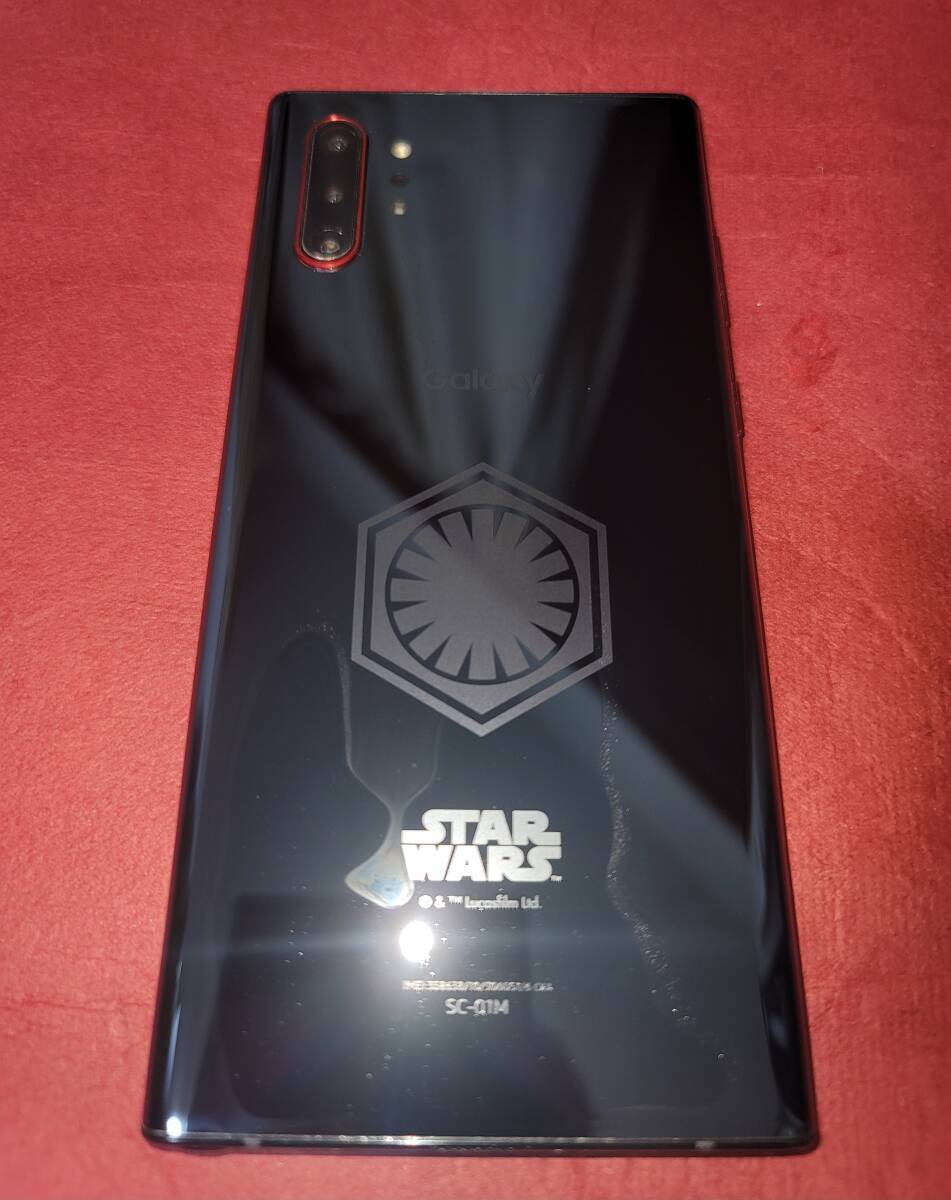 【ネットワーク利用制限 ”－”・ジャンク？】docomo版 Galaxy Note10+ STARWAR Special Edition SC-01M SIMロック解除品 _画像2