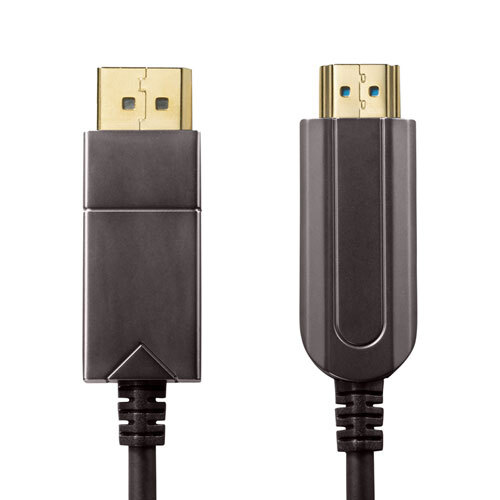 DisplayPort-HDMI変換光ファイバーケーブル 20m DisplayPortからHDMIに接続 KC-DPHDFB200 サンワサプライ 送料無料 新品_画像5