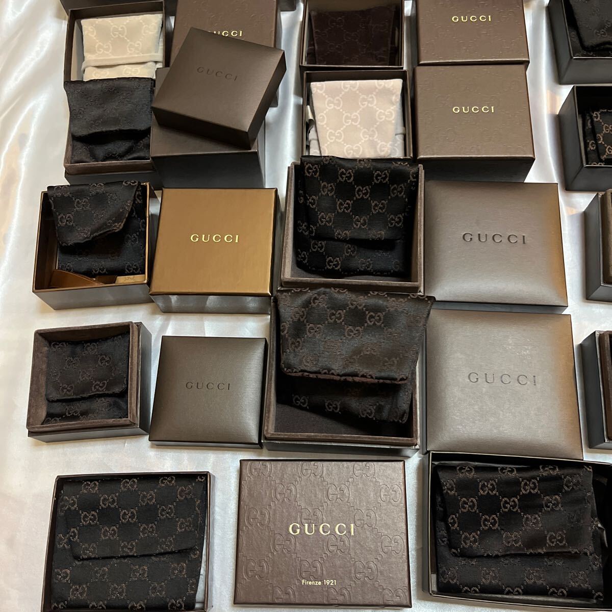 GUCCI Gucci 19 коробка комплект кейс для украшений пустой коробка сумка для хранения ювелирные изделия кейс BOX бренд 