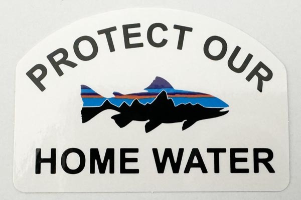 パタゴニア ステッカー ホーム ウォーター トラウト PATAGONIA HOME WATER TROUT STICKER 釣 魚 鱒 カスタム 日本 シール デコ 光沢 新品_画像1