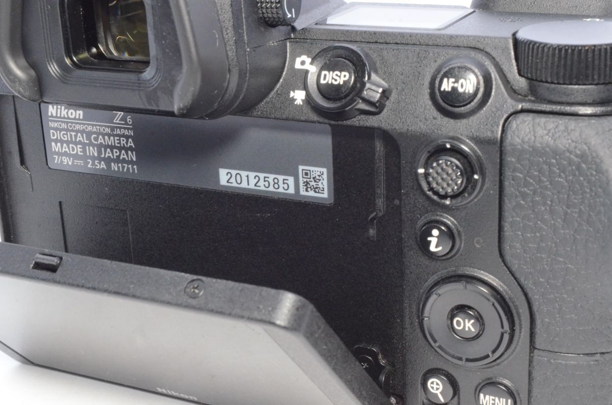 Nikon ミラーレスカメラ 一眼 Z6 ボディ ブラック #2404134Aの画像6