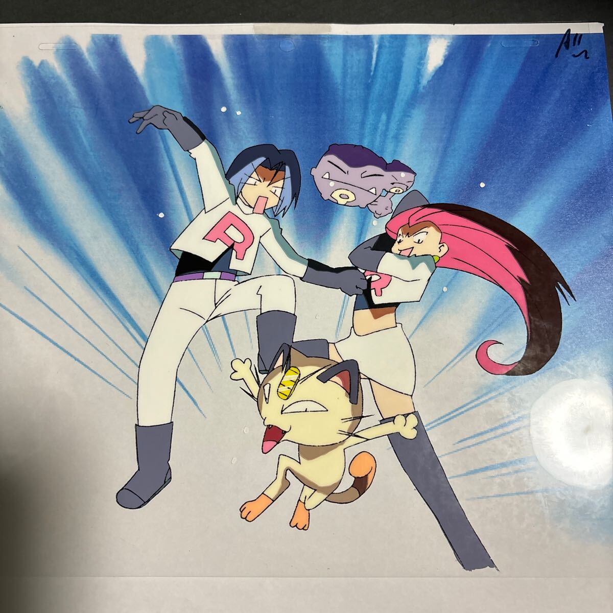 希少!ポケットモンスター 無印アニメ POCKETMONSTERS 直筆絵 希少!ポケットモンスター 無印アニメ POCKETMONSTERS 直筆絵