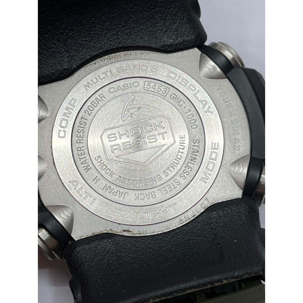 ◆◆ CASIO カシオ G-SHOCK　Gショック　腕時計　マッドマスター GWG-1000-A3JF やや傷や汚れあり_画像3