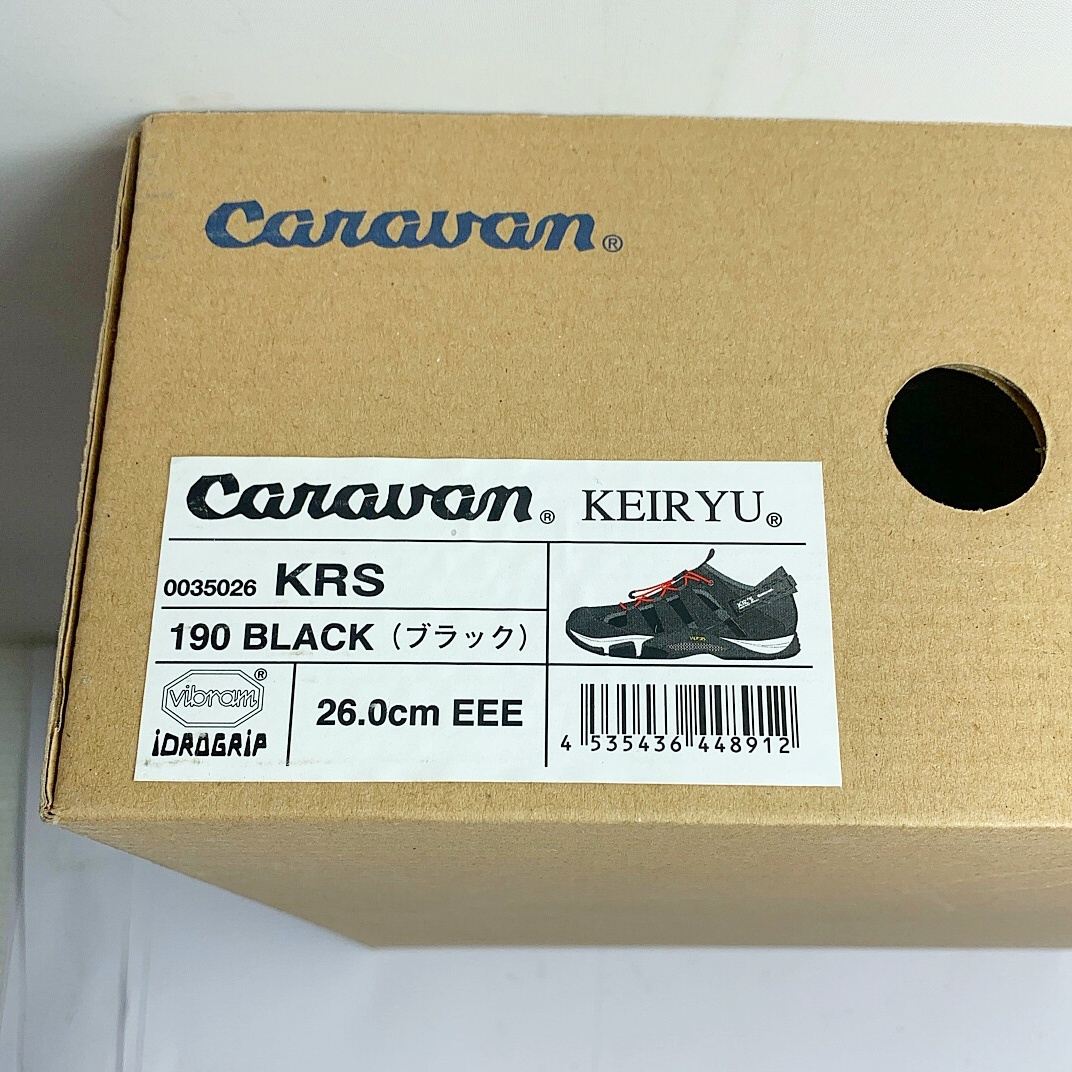 ** CARAVAN Caravan KRS..SIZE 26cm рыбалка обувь черный не использовался . близкий 