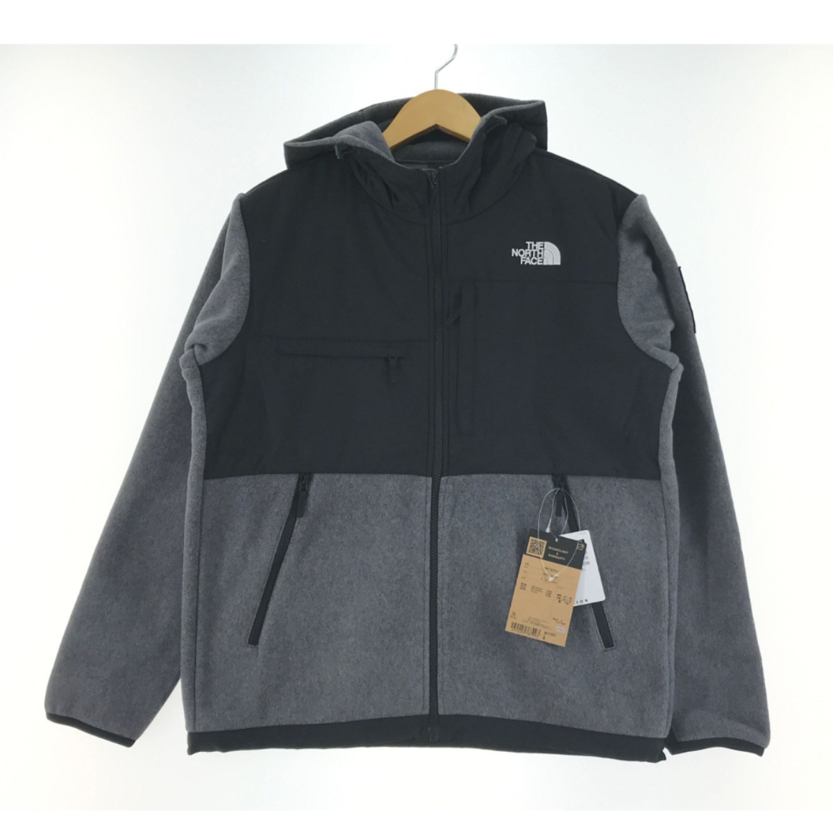 ▼▼ THE NORTH FACE ザノースフェイス フリース デナリフーディ NA72052 グレー 未使用に近い_画像1