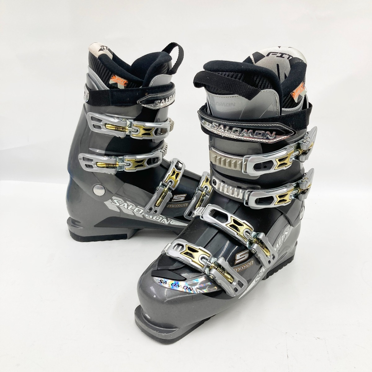 〇〇 SALOMON サロモン MISSION 5 ソールサイズ317mm グレー スキー スキーブーツ やや傷や汚れありの画像1