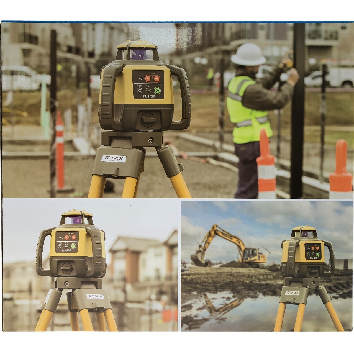 □□ TOPCON ローテーティングレーザー 球面用三脚(SAT-OD)セット RL-H5A 未使用に近い_画像3