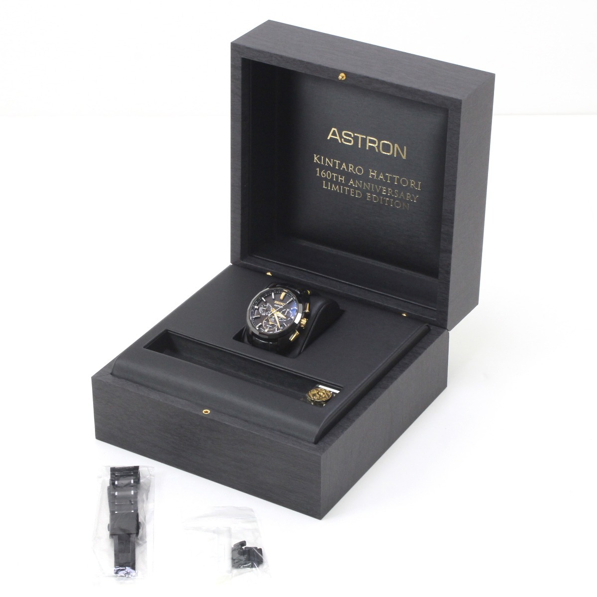 $$ SEIKO セイコー アストロン GPSソーラー腕時計 服部金太郎160周年記念モデル 替えベルト付 5X53-0BB0 目立った傷や汚れなし_画像3