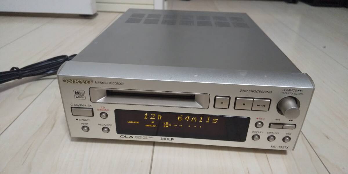 ONKYO md-105tx operation goods 