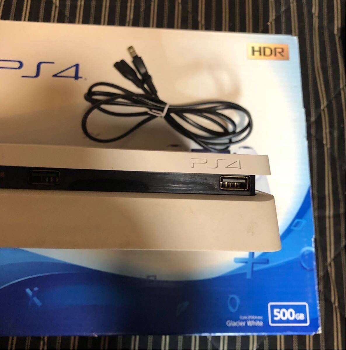 SONY PlayStation4 PS4 CUH-2100A B02 本体 500GB グレイシャーホワイト　ジャンク_画像7