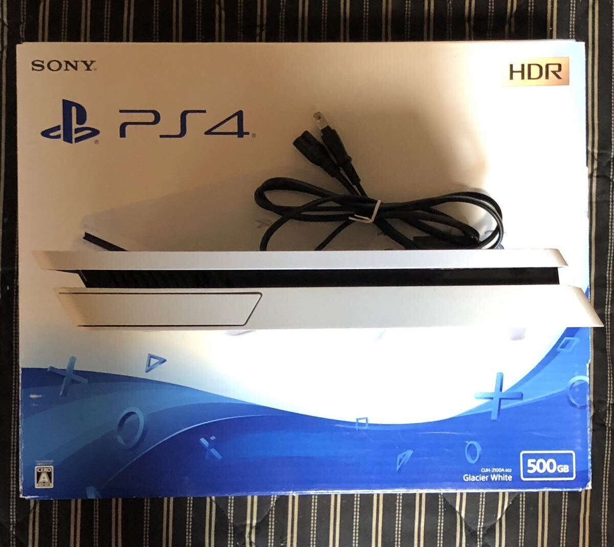 SONY PlayStation4 PS4 CUH-2100A B02 本体 500GB グレイシャーホワイト　ジャンク_画像4
