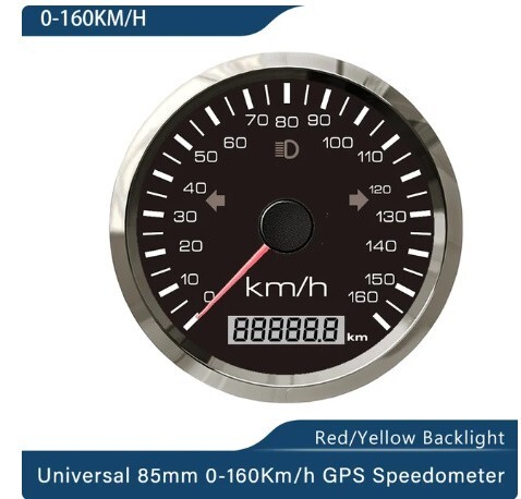 FD008:防水GPSスピードメーター　走行距離計　調整可能なターンライト 車 ボート ヨット 走行距離計_パターン８