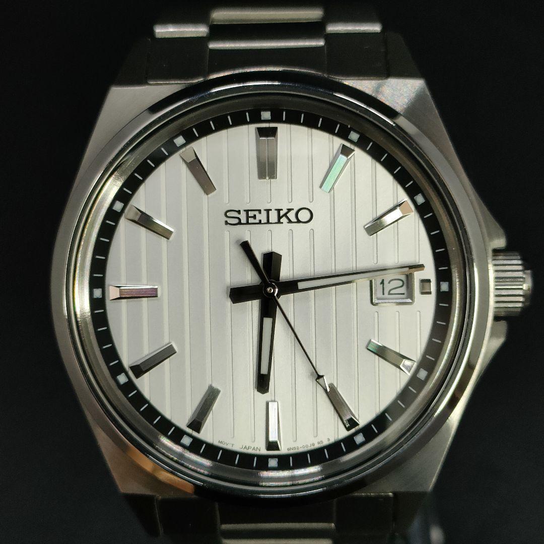 極美品【稼働品】SEIKO　セイコー　セレクション　シルバー　クォーツ　電池式_画像2