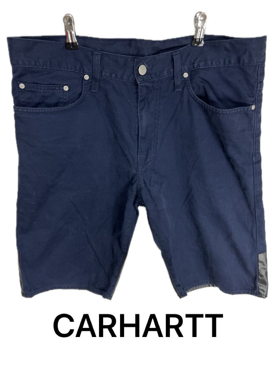 CARHARTT カーハート　ハーフパンツ　ショートパンツ　半ズボン　ネイビー