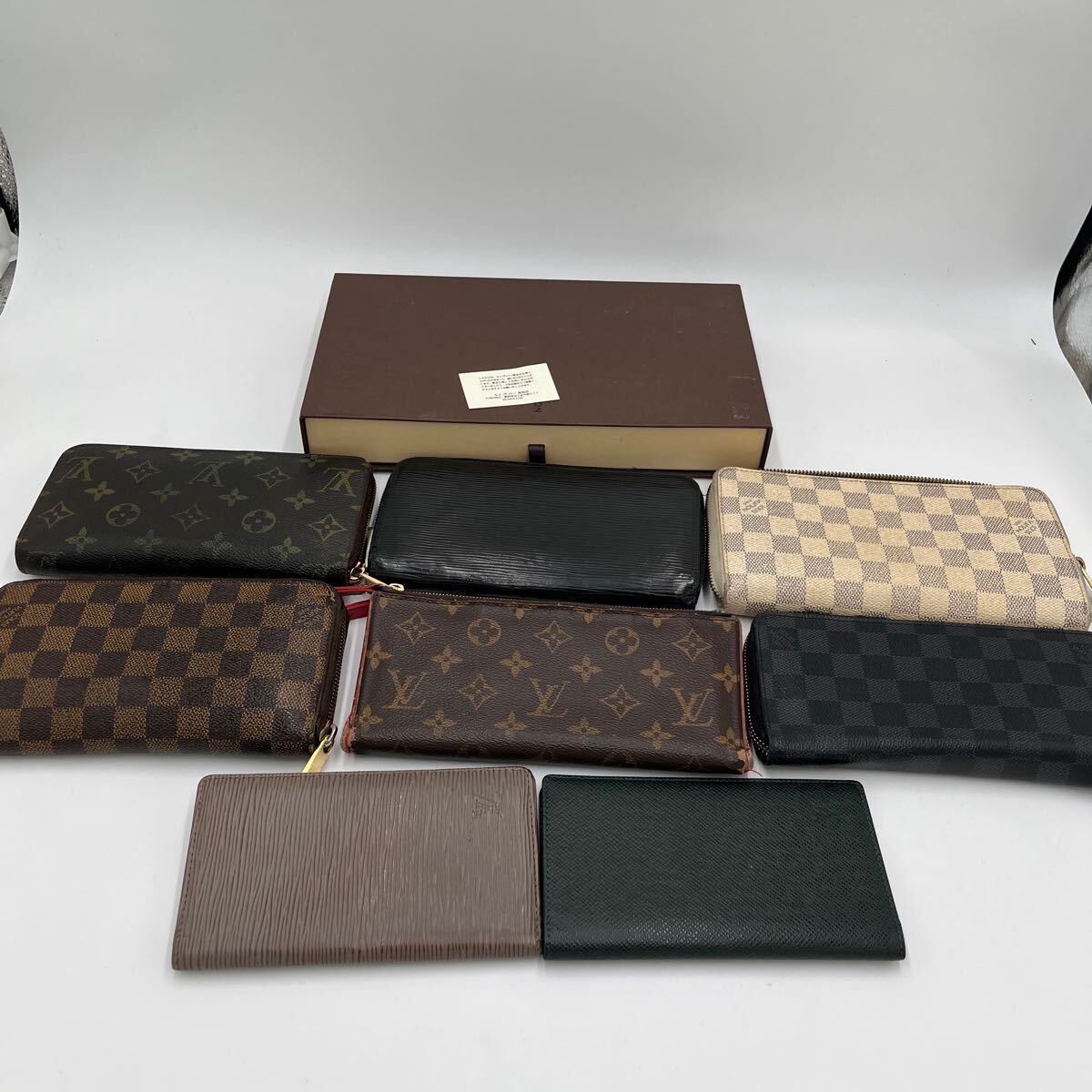 LOUIS VUITTON ルイヴィトン ラウンドファスナー　札入れ長財布 財布 8点　まとめ売り_画像1