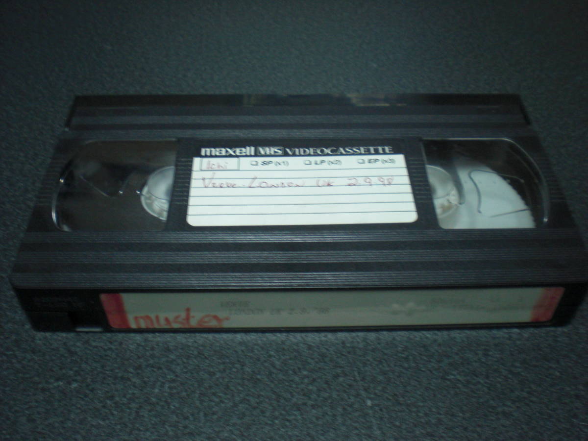 VERVE 『London UK 2.9 '98』 VHS_画像1