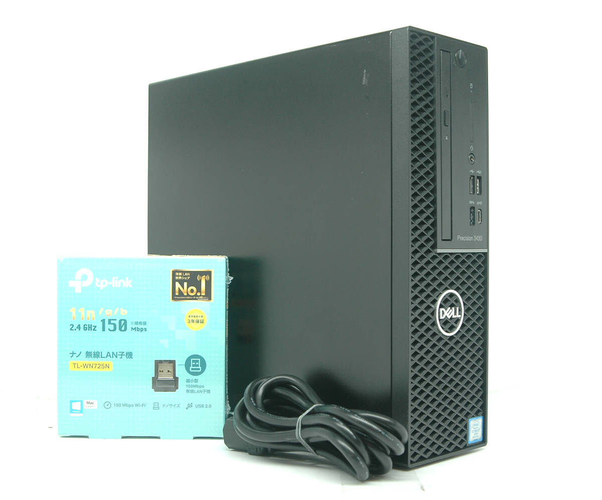 Win11□■Core i7-8700/超大容量32GBメモリ/新品M.2 SSD1TB+HDD2TB！DELL Precision 3430 / MS Office2021 / Wi-Fi / USB3.1 / グラボの画像1