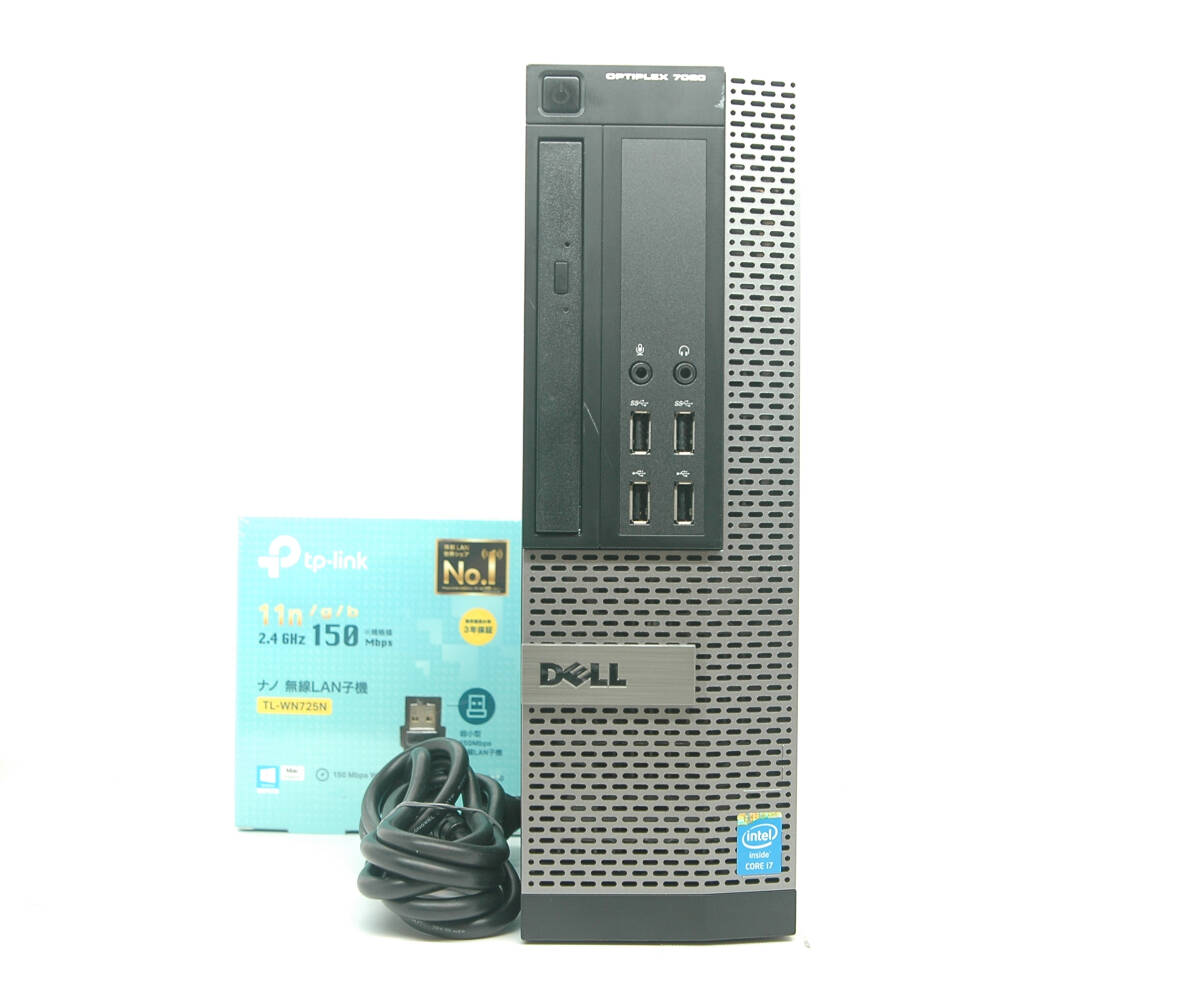 Win11□■Core i7/超大容量32GBメモリ/新品SSD1TB+HDD2TB！DELL OptiPlex 7020 SFF / MS Office2021 / Wi-Fi / USB3.0/ ブルーレイ Blu-Ray_画像3