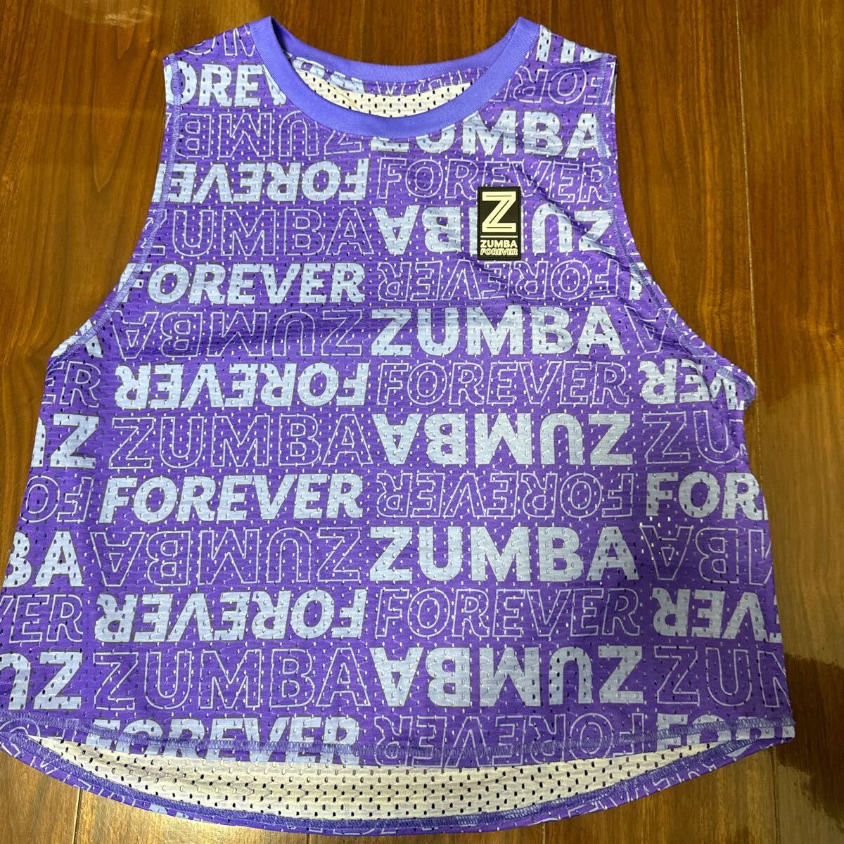 ZUMBA☆パープル系タンクトップ☆_画像1