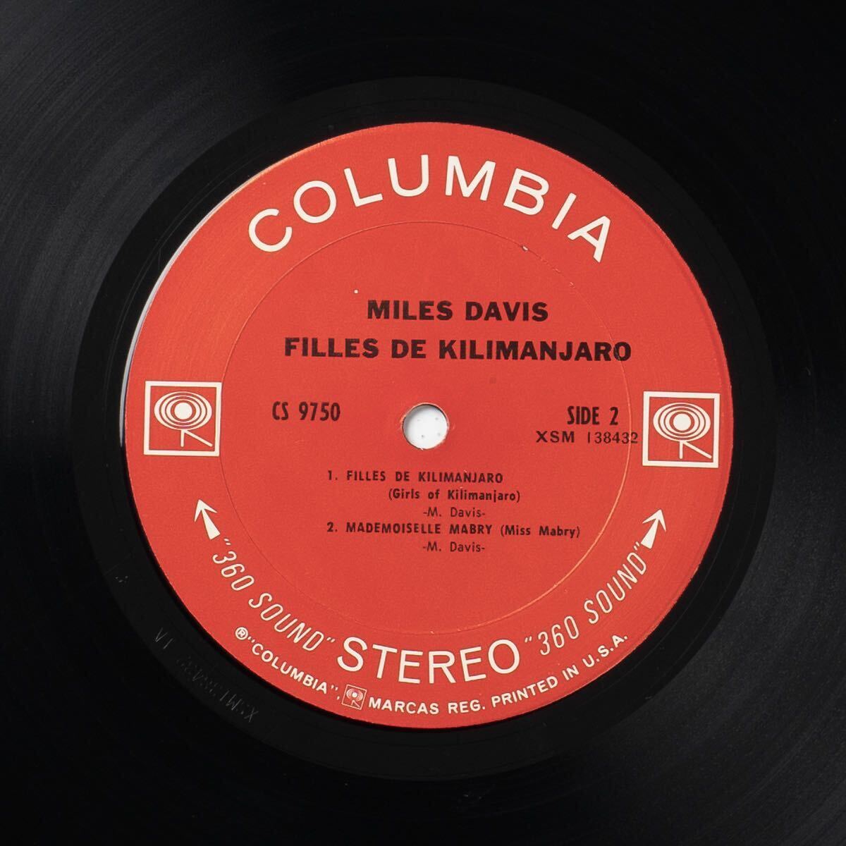 1A / 1Aマト 1stプレス 2eye USオリジナル盤 Miles Davis Filles De Kilimanjaro ジャケット裂けあり LP レコード_画像6