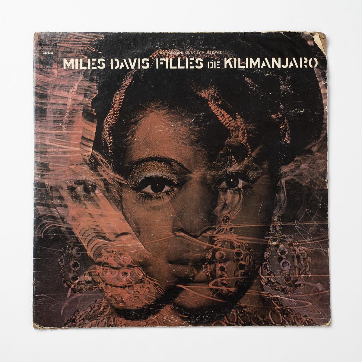 1A / 1Aマト 1stプレス 2eye USオリジナル盤 Miles Davis Filles De Kilimanjaro ジャケット裂けあり LP レコード_画像2