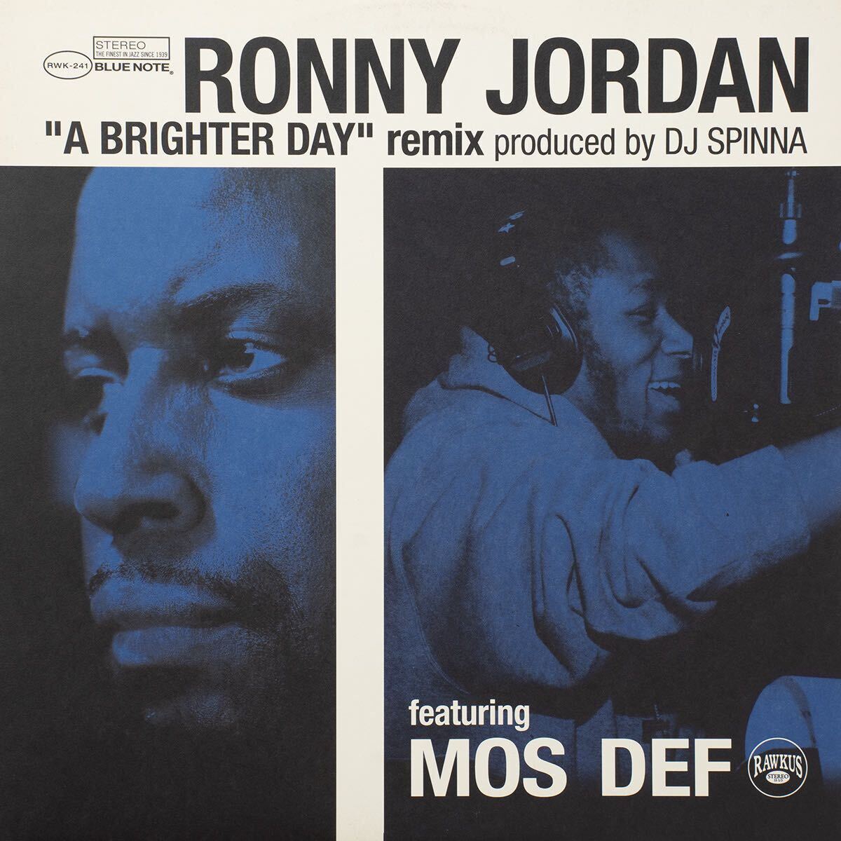 Ronny Jordan Feat Mos Def A Brighter Day DJ Spinna レコード_画像1