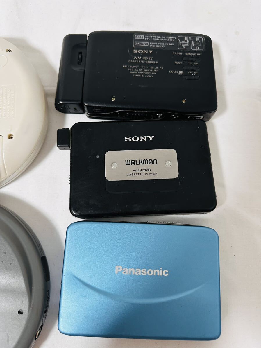 SONY Panasonic D-EJ002 SL-CT500 RQ-SX71 SPC-506 WM-RX77 WM-EX808ポータブルCDプレーヤー の画像8