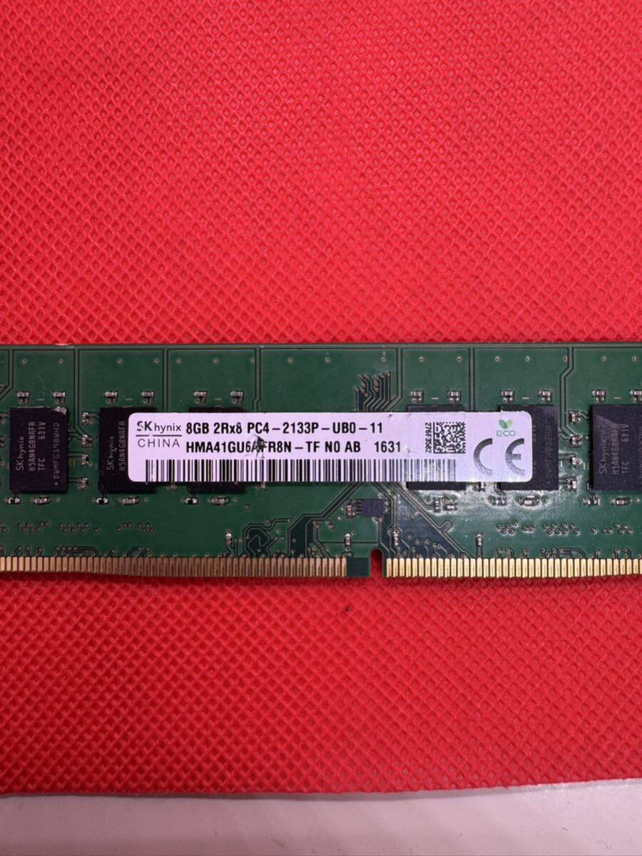 SKhynix 8GB 2Rx8 PC4-1333P-UB0-11 /6枚 UB0-10/2枚デスクトップPC用DDR4メモリ 8GB2種8枚セット計64GB 管10の画像2