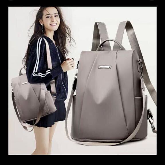  new goods black stylish Korea manner fashion bag rucksack rucksack light weight bag stylish beige bag 