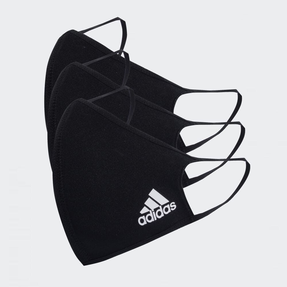 【2XO】adidas フェイスカバー マスク 3枚組 新品未使用 男女兼用 アディダス バッジオブスポーツ