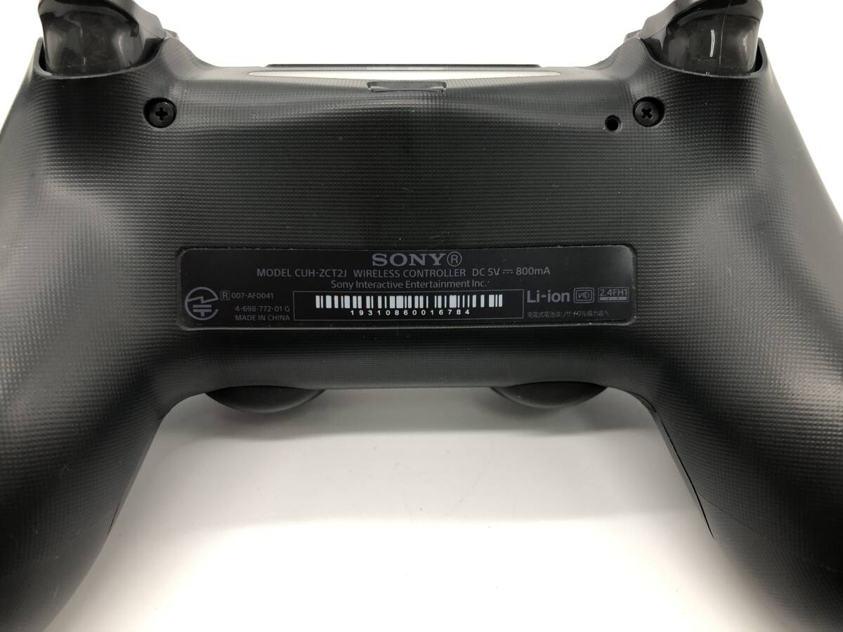 【中古品】SONY ソニー PlayStation4 PS4 コントローラー CHU-2200B CHU-ZCT2J ゲーム機 ワイヤレス プレイステーション 通電確認済_画像8