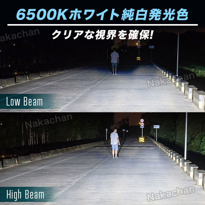 LED フォグランプ ライト H8/H9/H11/H16 ヘッドライト 6500K 汎用 バルブ ユニット ホワイト 後付け ledフォグランプh8 ledフォグランプh11_画像7