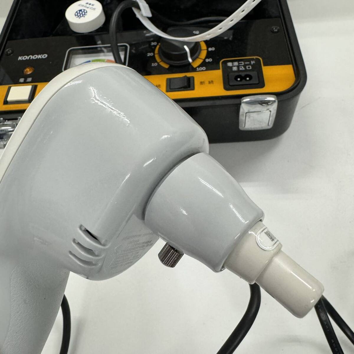 コノコ医療電機 シンアツシン KONOKO 家庭用電気マッサージ器 針付バイブレータ AC-510 通電確認済みの画像8
