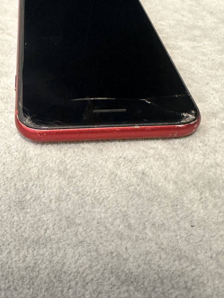 【早い者勝ち】iPhoneSE 64GB 第2世代 赤RED SIMフリー 部品取り ジャンク品 の画像5