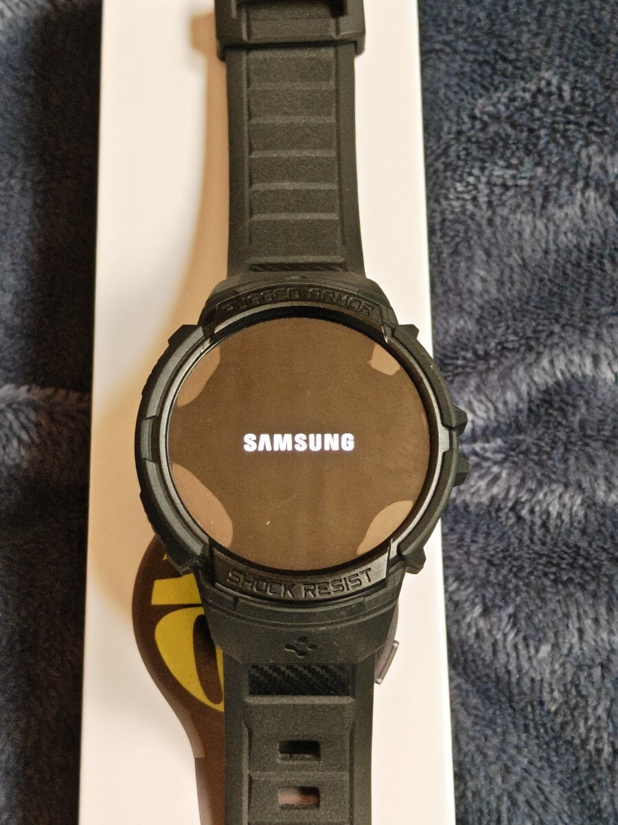 【1円スタート中古美品】Galaxy Watch6 44mm Graphite SM-R940NZKAXJP 国内版 モバイルスイカ等利用可能_画像1