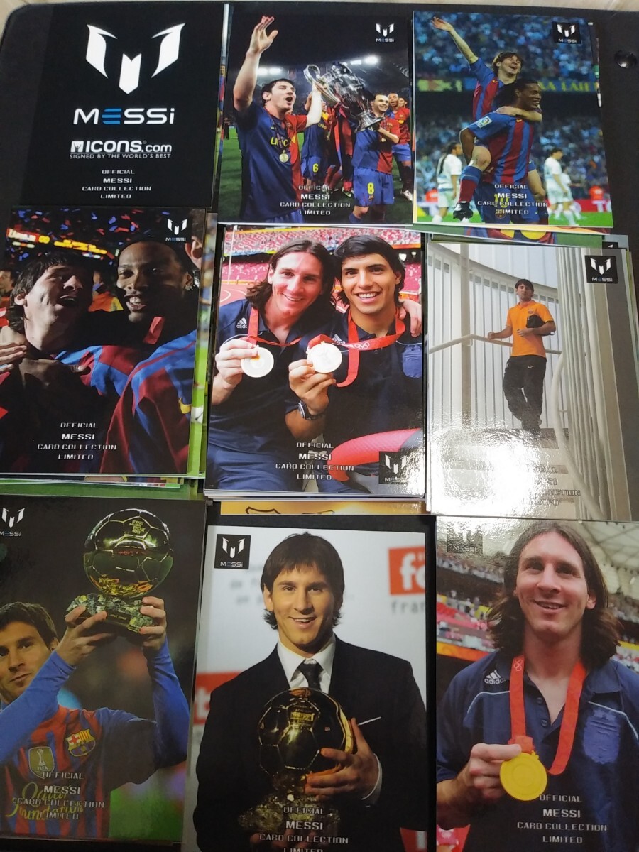2013 ICONS MESSI OFFICIAL MESSI CARD COLLECTION LIMITED レギュラーカード 89種類 コンプリート メッシ アルゼンチンの画像2