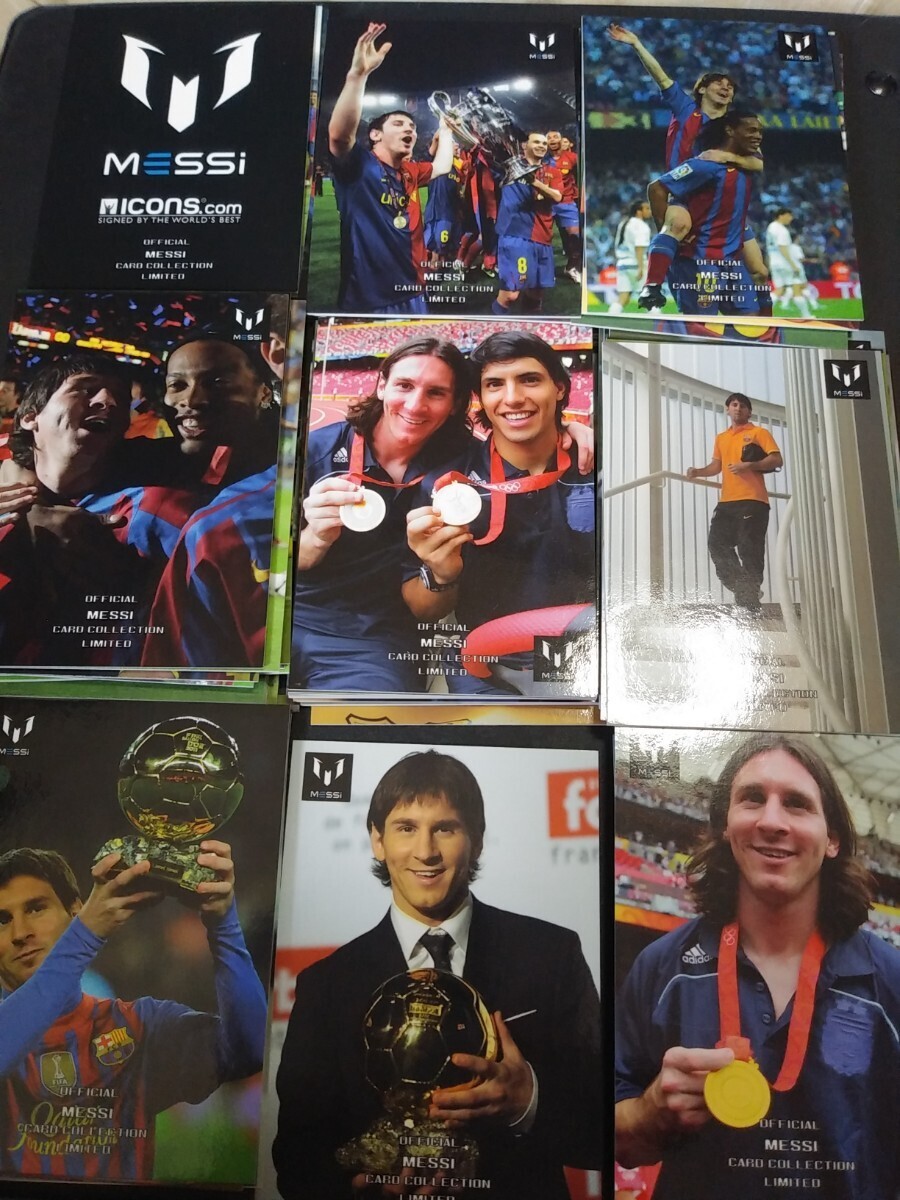 2013 ICONS MESSI OFFICIAL MESSI CARD COLLECTION LIMITED レギュラーカード 89種類 コンプリート メッシ アルゼンチン_画像2